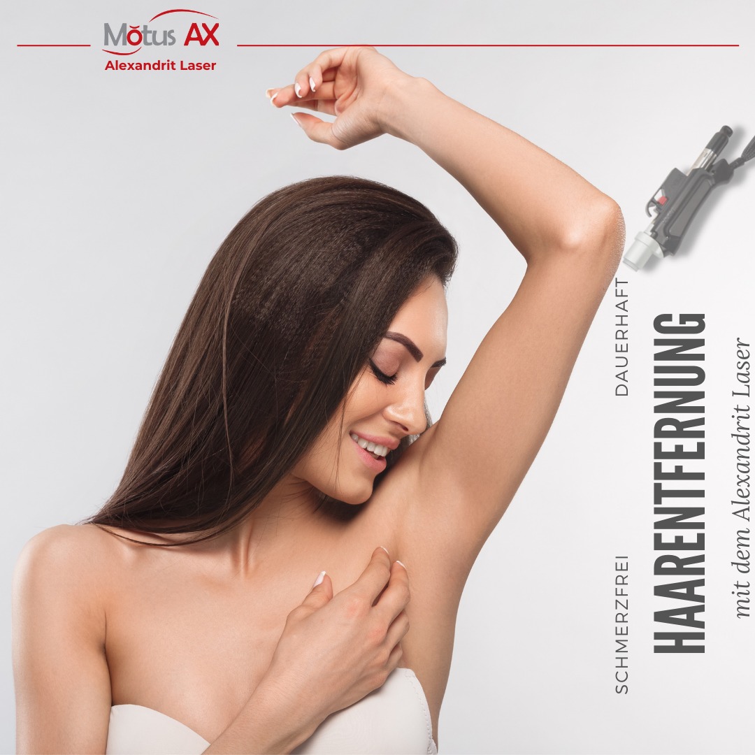 Dauerhafte Haarentfernung in Neckarsulm mit dem Alexandritlaser im Charisma Beautycenter in Neckarsulm